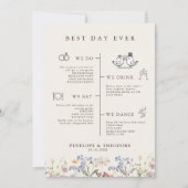 Navy Spring Wildflower Meadow Garden Programma (Voorkant)