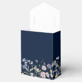 Navy Spring Wildflower Meadow Vrijgezellenfeest Bedankdoosjes (Geopend)