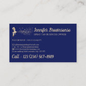 Navy Star Gold Mobile Body Paint Tan Spray Visitekaartje (Achterkant)