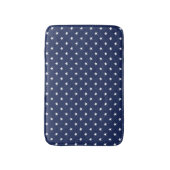 Navy Stars Bath Mat (Voorkant Verticaal)