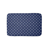 Navy Stars Bath Mat (Voorkant)