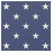 Navy Stars Fabric Stof (Close Up)