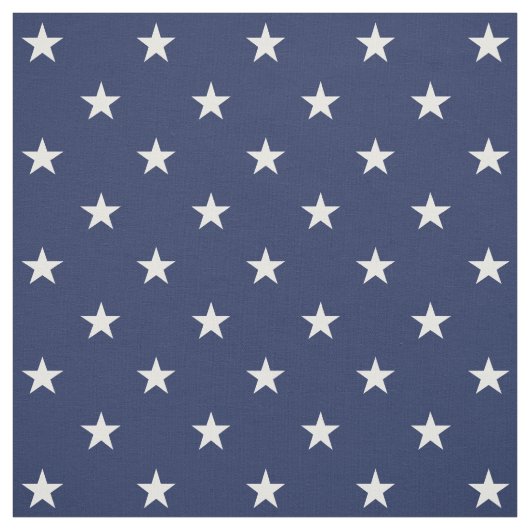 Navy Stars Fabric Stof (Swatch)