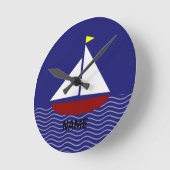 Navy stijl ronde klok (Hoek)