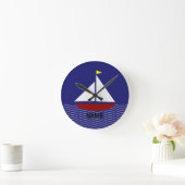Navy stijl ronde klok (Huis)
