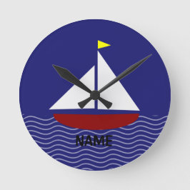 Navy stijl ronde klok