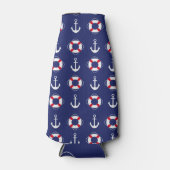 Navy stijl voor je zomer flesjeskoeler (Voorkant)