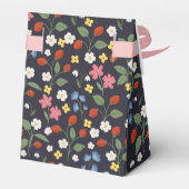 Navy Strawberry Bedankdoosjes (Achterkant)