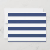 Navy strepen dank je kaart (Achterkant)