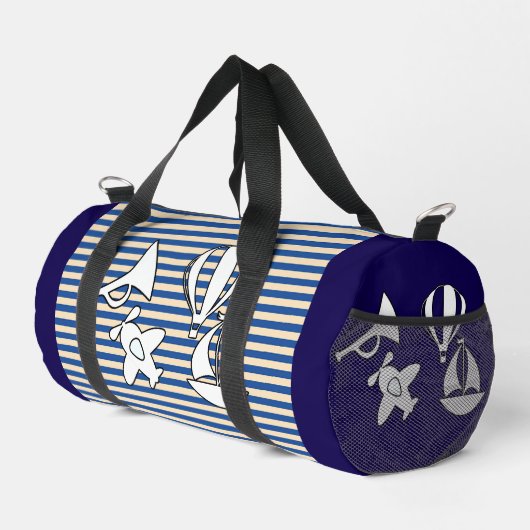 Navy Stripe Kids Plunjezak (Rechterhoek)