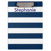 Navy Stripe Klembord (Voorkant)