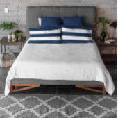 Navy Stripe Kussensloop