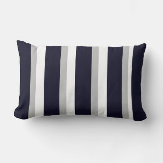 Navy Striped Display Pillow Kussen