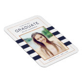 Navy Stripes Afstuderen fotomagneet Magneet (Rechterzijde)