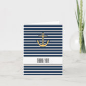 Navy Stripes Anker Bedankt (Voorkant)