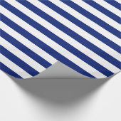 Navy Stripes Cadeaupapier (Hoek)