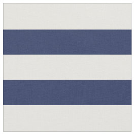 Navy Stripes Fabric Stof