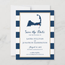 Navy Stripes Harwich Wequassett Cape Cod | Weddens