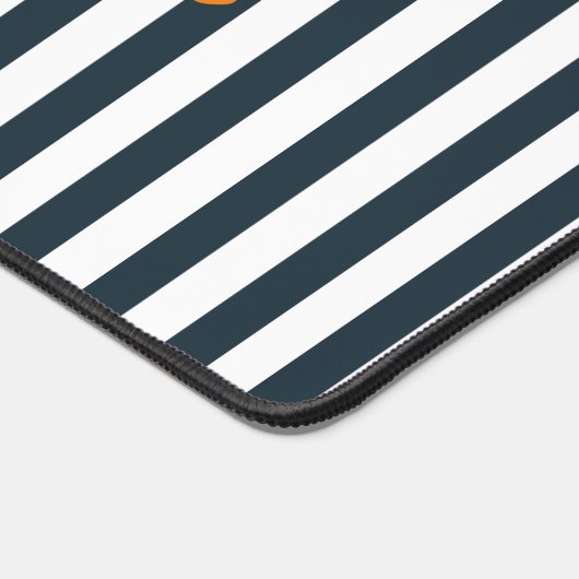 Navy Stripes | Het Monogram van de moderne man Bureaumat (Hoek)