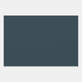 Navy Stripes | Het Monogram van de moderne man Inpakpapier Vel (Voorkant 2)