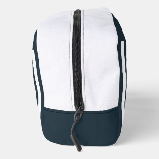 Navy Stripes | Het Monogram van de moderne man Toilettasje (Rechts)