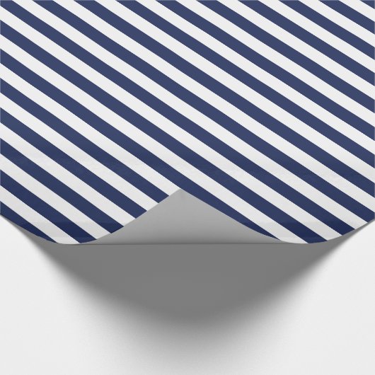 Navy Stripes inpakpapier (Hoek)
