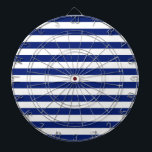 Navy Stripes Nautical Decor Dartbord<br><div class="desc">Een zeemansblauw horizontaal stremsel decor. Een modern nautisch geschenk maakt zeker een indruk op of van de boot. Hier is een selectie van fijne, aangepaste casual geborduurde honkbalpetten. in een nautische stijl, kunt u gemakkelijk personaliseren om het zo uniek te maken zoals u bent. Gebruik de verbinding "Vraag deze Ontwerper"om...</div>