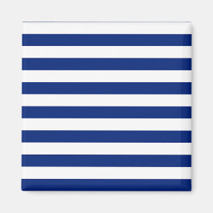 Navy Stripes Nautical Decor Magneet