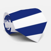 Navy Stripes Nautical Decor Stropdas (Opgerold)