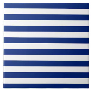 Navy Stripes Nautical Decor Tegeltje