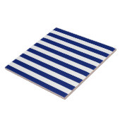 Navy Stripes Nautical Decor Tegeltje (Zijkant)