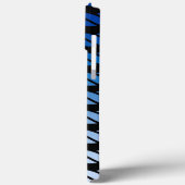 Navy Stripes Nautical Pattern Case-Mate iPhone Case (Achterkant / Links)