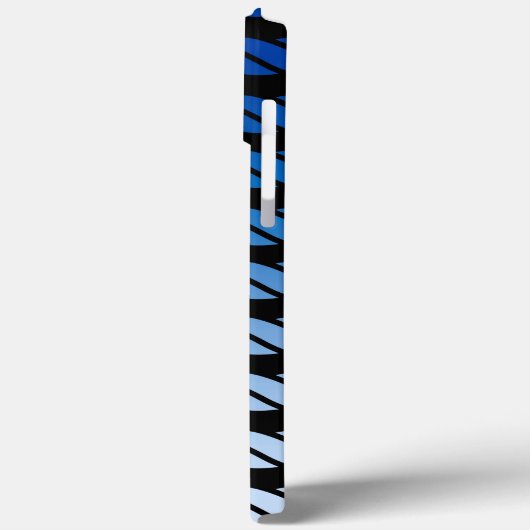 Navy Stripes Nautical Pattern Case-Mate iPhone Case (Achterkant / Links)