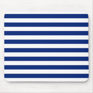 Navy Stripes Nautical Pattern Muismat