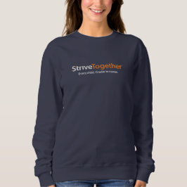 Navy t-shirt met lange mouwen