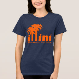 Navy T-shirt met San Diego Illini Logo