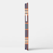 Navy tartan-patroon Case-Mate iPhone case (Achterkant / Rechts)