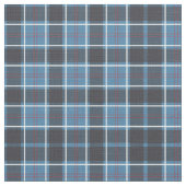 Navy Tartan Stof (Close Up)