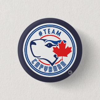 Navy Team Capybara Button (klein)