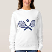 Navy Tennis Trui (Voorkant)