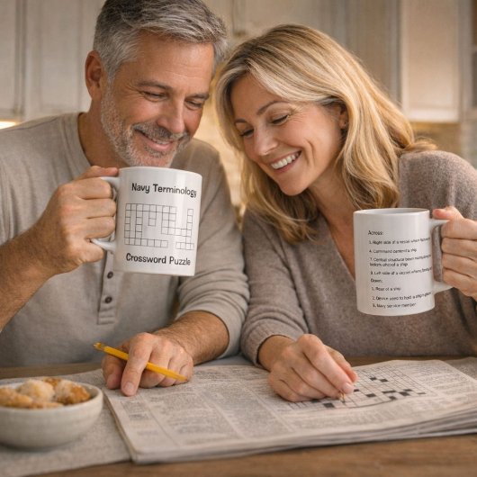 Navy Terminology Crossword Puzzle Koffiemok