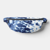 “Navy Tie-Dye” Two-Sided Print  Fanny Pack Heuptasje (Liggend)