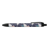 Navy Tropical Floral Pen (Bovenkant)