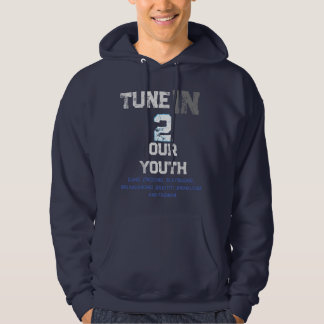 Navy tune in, maak hiphop geweldige hoodie