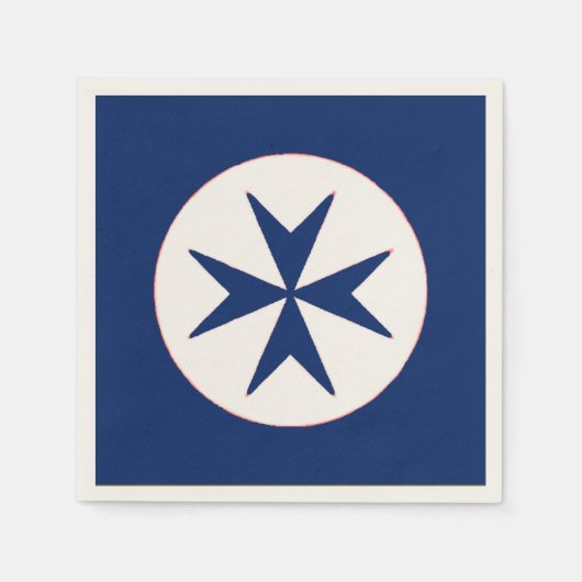 Navy Tuscany Medici-blue corsair Servet (Voorkant)