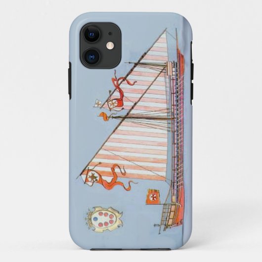 Navy Tuscany Medici Case-Mate iPhone Case (Achterkant)