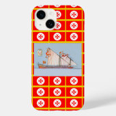 Navy Tuscany Medici Case-Mate iPhone Case (Achterkant)