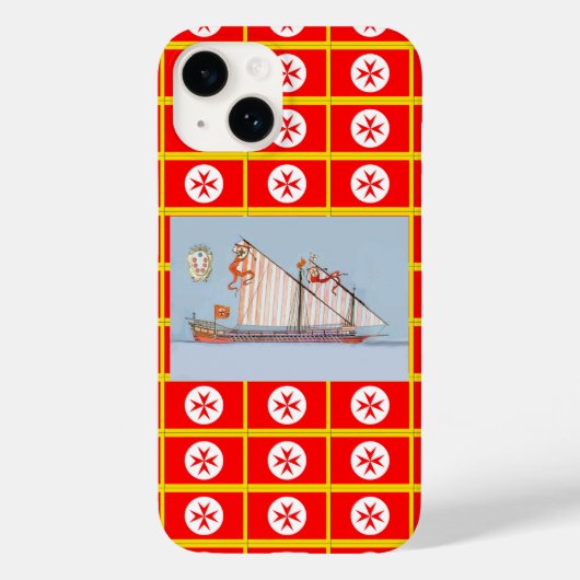 Navy Tuscany Medici Case-Mate iPhone Case (Achterkant)