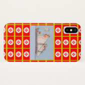 Navy Tuscany Medici Case-Mate iPhone Case (Achterkant (horizontaal))