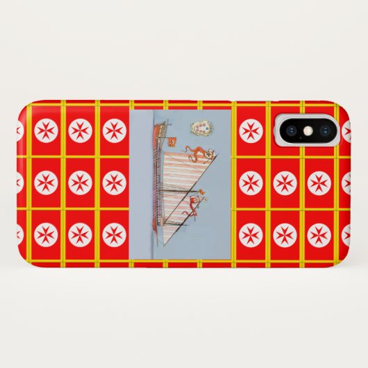 Navy Tuscany Medici Case-Mate iPhone Case (Achterkant (horizontaal))
